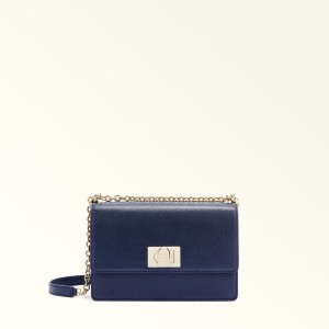 Torba Crossbody Damskie Furla 1927 Granatowe | 1672-TENJW