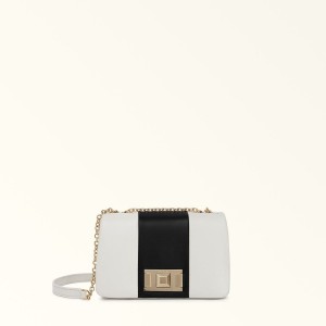 Torba Crossbody Damskie Furla LULU Czarne | 3897-MBHKP