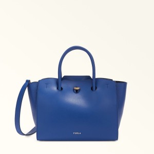 Totes Damskie Furla GENESI Granatowe | 3946-OGAXH