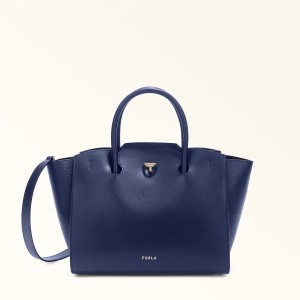 Totes Damskie Furla GENESI Granatowe | 9835-SNCPL