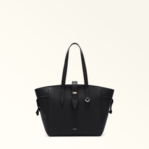 Totes Damskie Furla NET Czarne | 5061-OMKGN