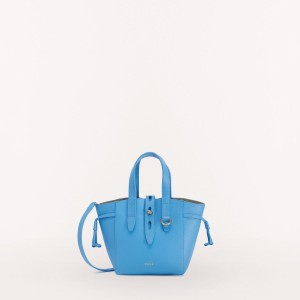 Totes Damskie Furla NET Niebieskie | 9207-XOZKM