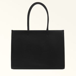 Totes Damskie Furla OPPORTUNITY Czarne | 3726-PMUSR