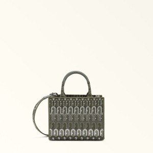 Totes Damskie Furla OPPORTUNITY Zielone | 4569-TZBWA