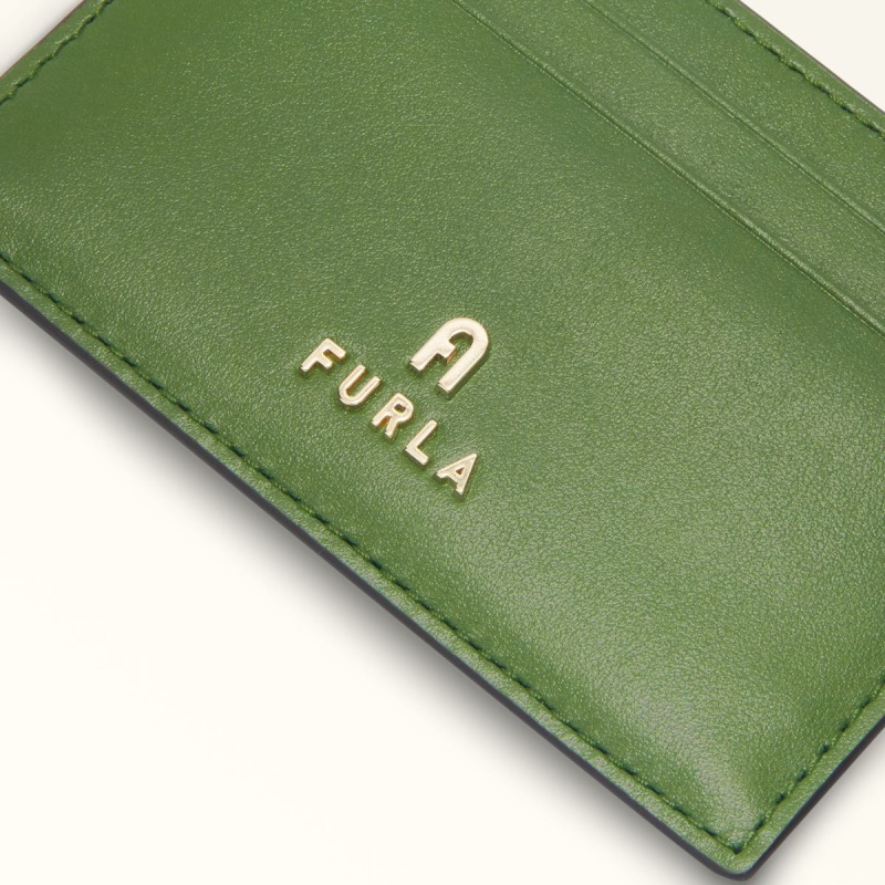 Etui na Karty Damskie Furla CAMELIA Ciemny Zielone | 9231-YKJHP