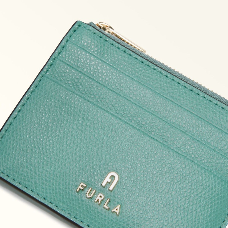 Etui na Karty Damskie Furla CAMELIA Mięta | 0983-NVDUL