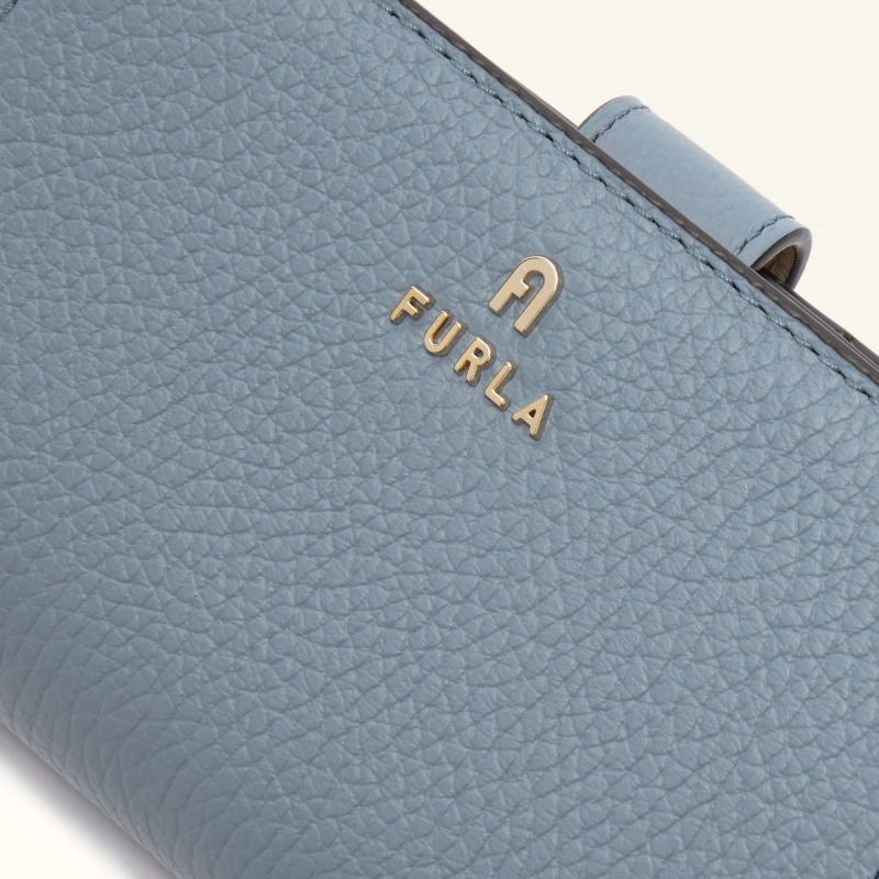 Małe Portfele Damskie Furla CAMELIA Platyna | 5239-VZWXH