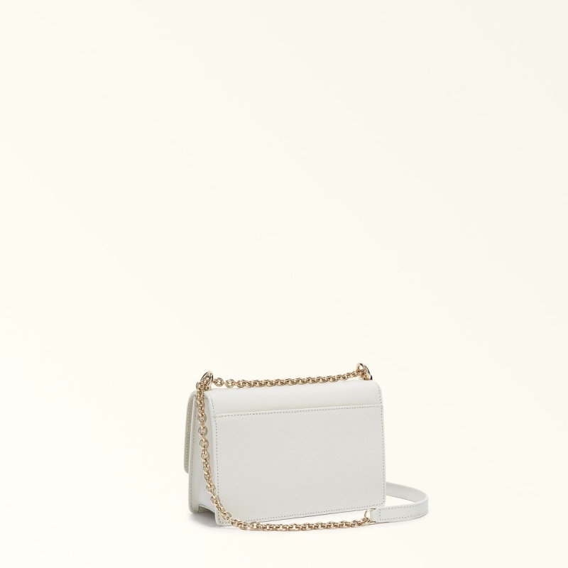 Torba Crossbody Damskie Furla 1927 Białe | 3504-EYMNV