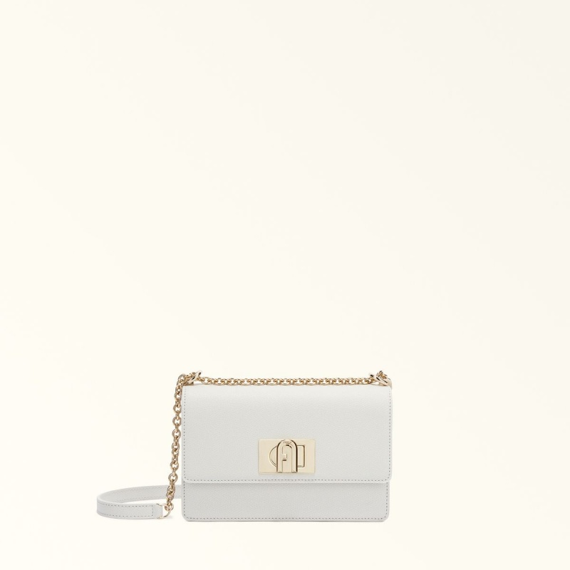 Torba Crossbody Damskie Furla 1927 Białe | 3504-EYMNV