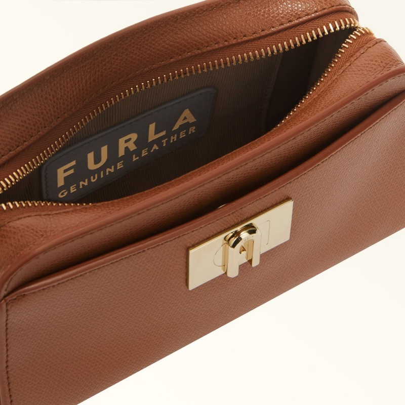 Torba Crossbody Damskie Furla 1927 Brązowe | 9612-BYNJW