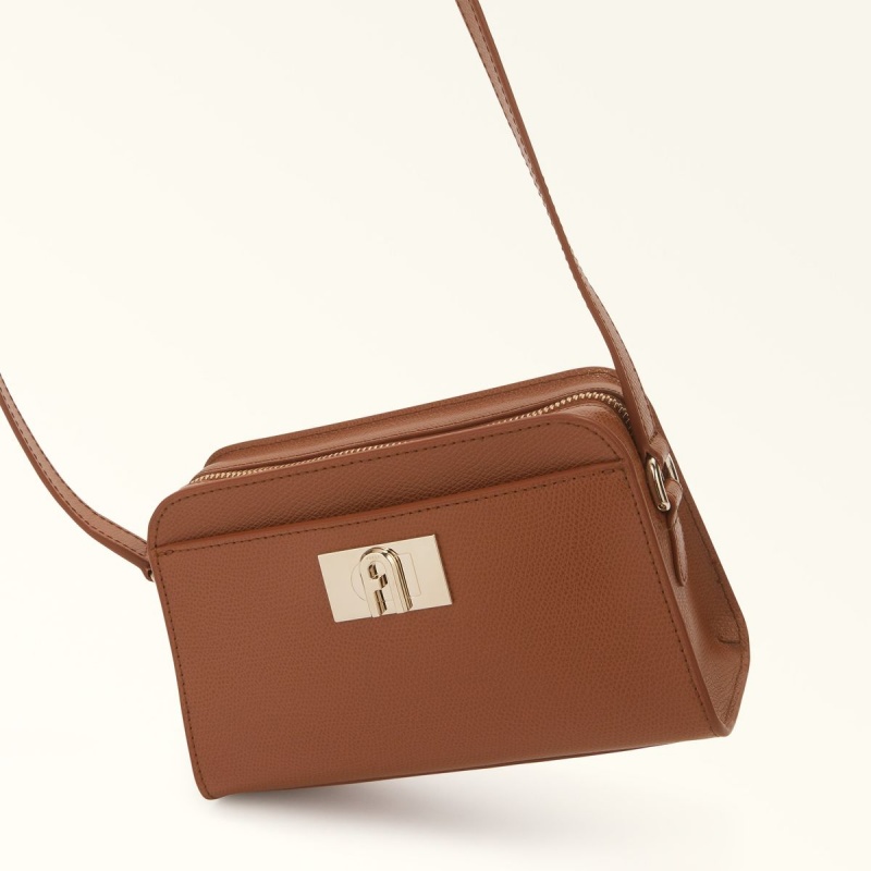 Torba Crossbody Damskie Furla 1927 Brązowe | 9612-BYNJW