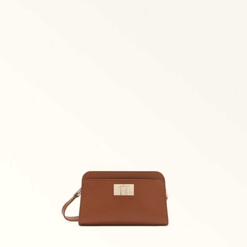 Torba Crossbody Damskie Furla 1927 Brązowe | 9612-BYNJW