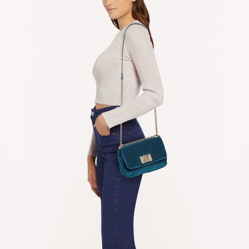 Torba Crossbody Damskie Furla 1927 Ciemny Zielone | 3017-XRVCH