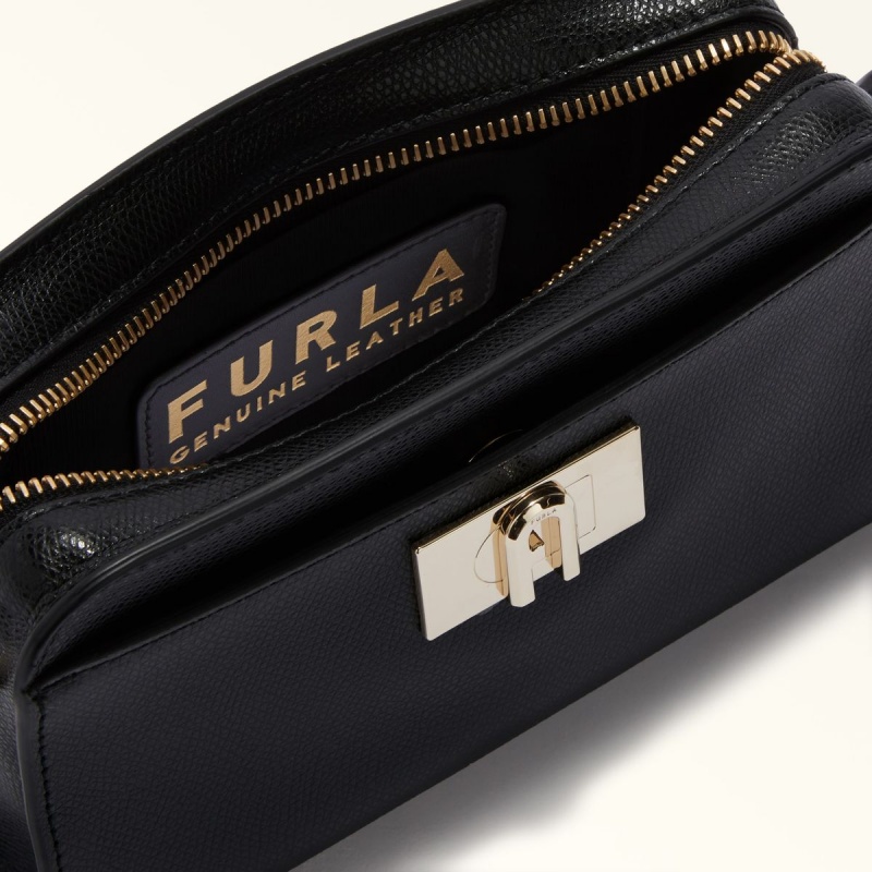 Torba Crossbody Damskie Furla 1927 Czarne | 0743-GTWAK