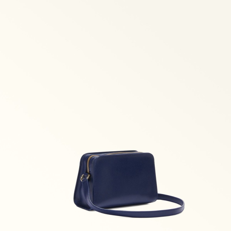 Torba Crossbody Damskie Furla 1927 Granatowe | 4208-LACKB