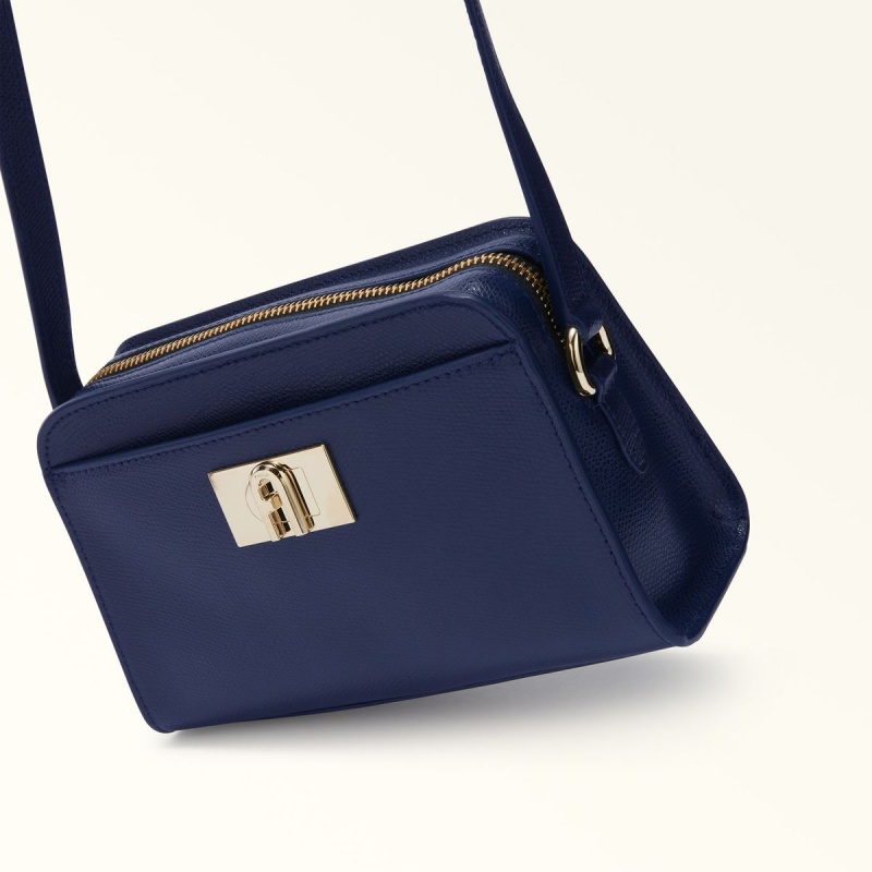 Torba Crossbody Damskie Furla 1927 Granatowe | 4208-LACKB