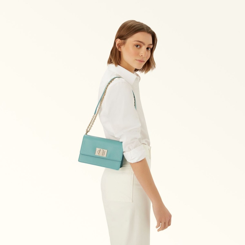 Torba Crossbody Damskie Furla 1927 Mięta | 7830-XVKPN