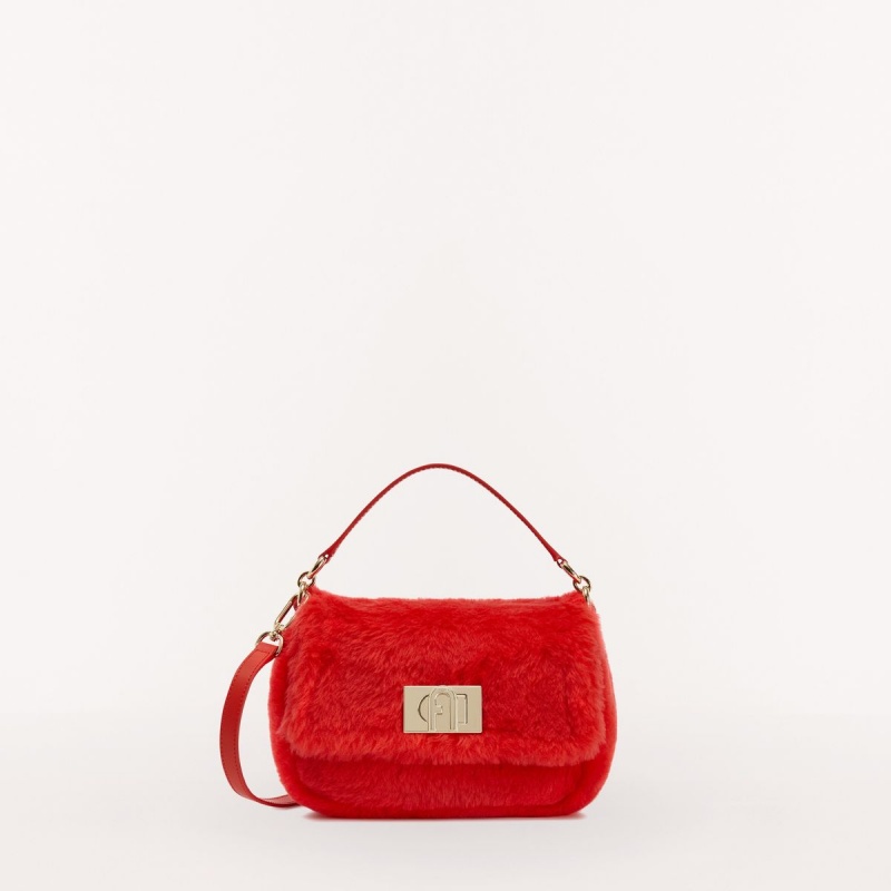 Torba Crossbody Damskie Furla 1927 SOFT Czerwone | 8159-OHMTN