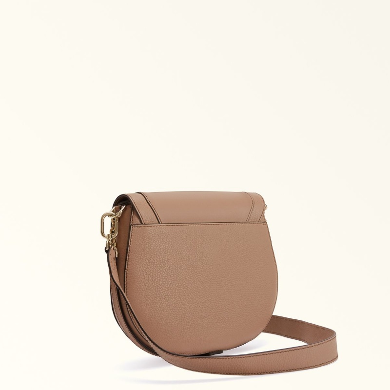 Torba Crossbody Damskie Furla CLUB 2 Kawa | 8930-GVNLK