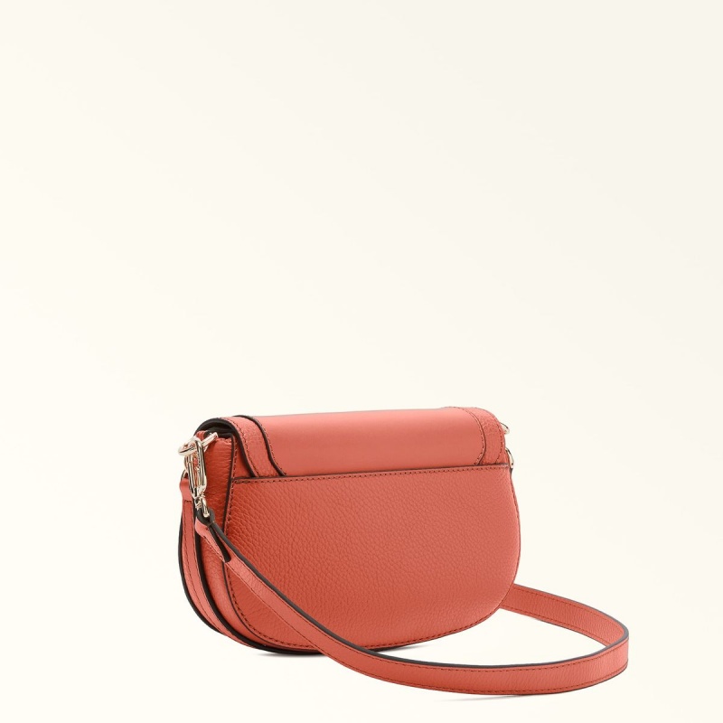 Torba Crossbody Damskie Furla CLUB 2 Różowe | 5182-OAWJD