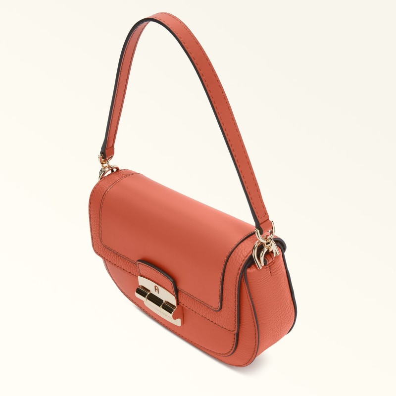 Torba Crossbody Damskie Furla CLUB 2 Różowe | 5182-OAWJD