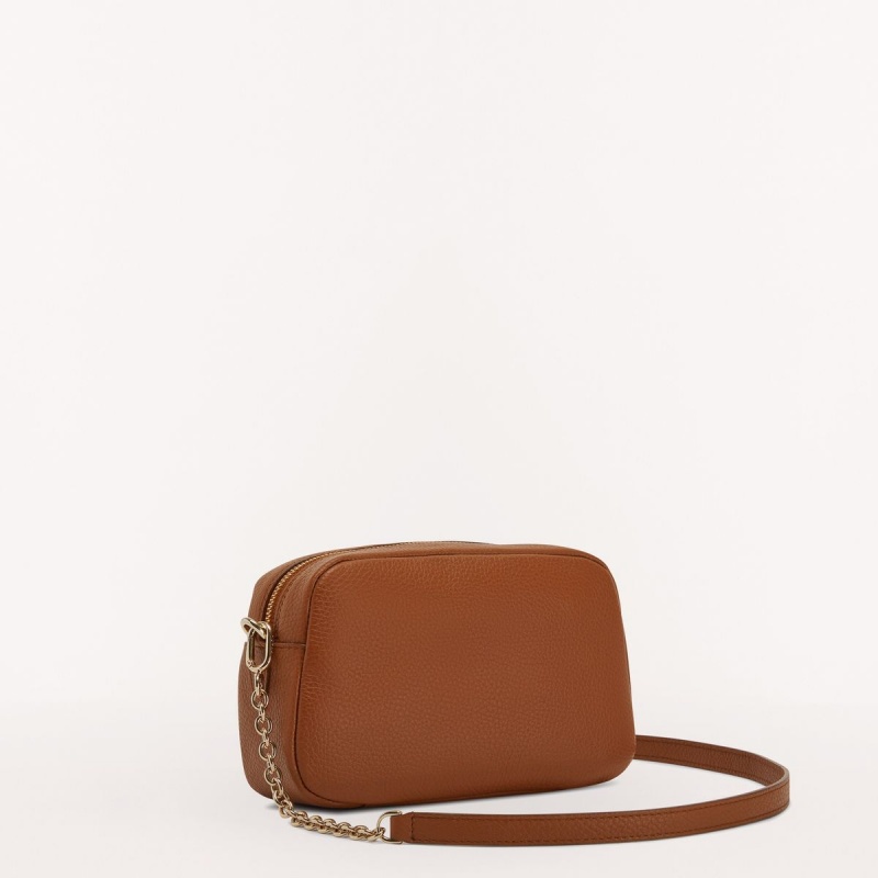 Torba Crossbody Damskie Furla FAVOLA Brązowe | 2814-UFGHX