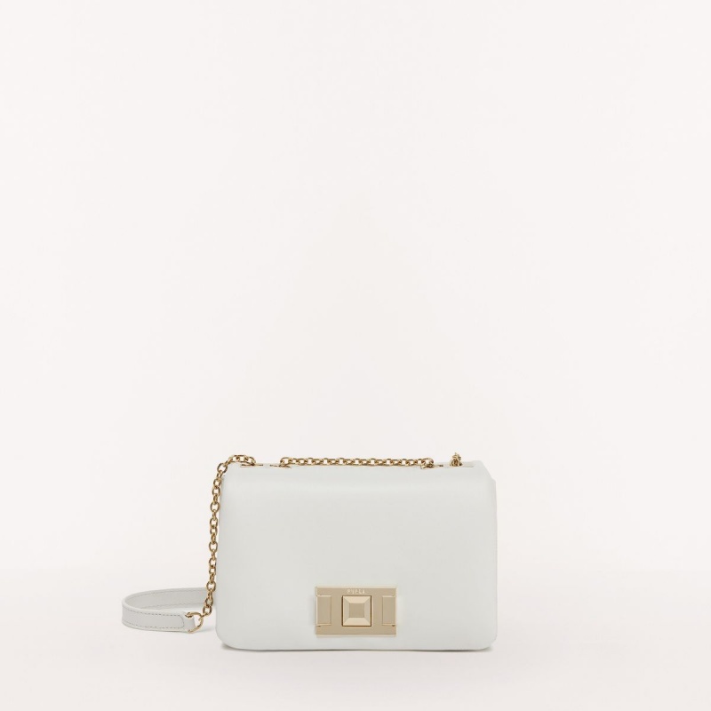 Torba Crossbody Damskie Furla LULU Białe | 7062-GYBQR