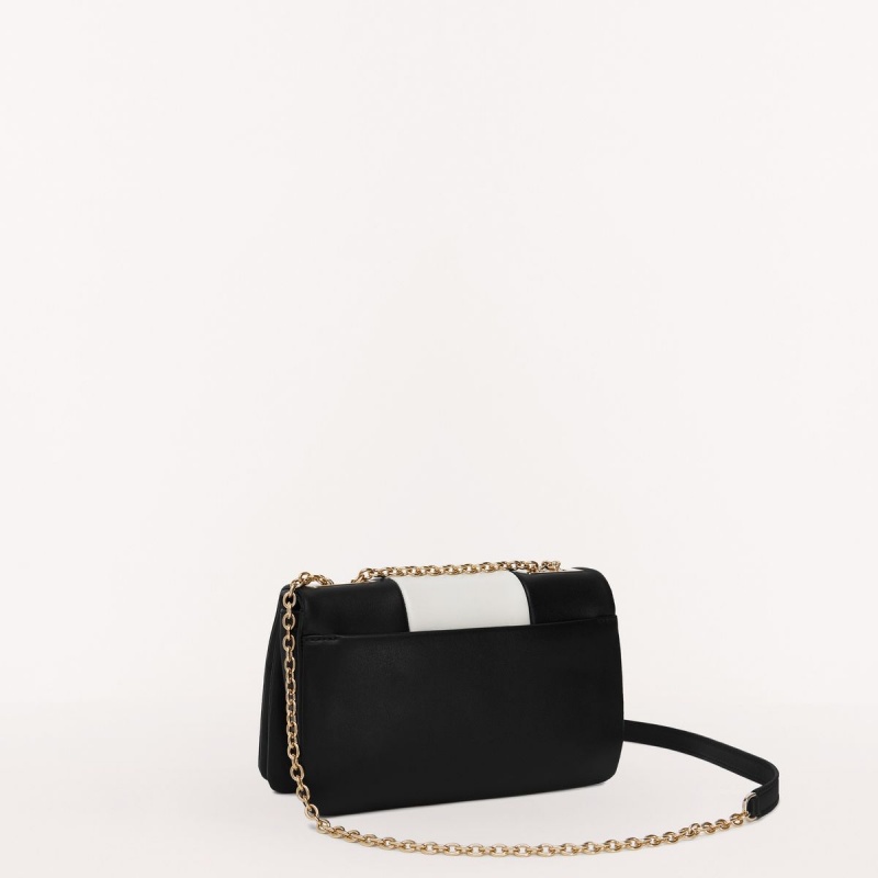 Torba Crossbody Damskie Furla LULU Czarne | 6783-EDZJC