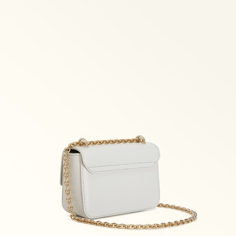 Torba Crossbody Damskie Furla METROPOLIS Białe | 0483-CGPUT