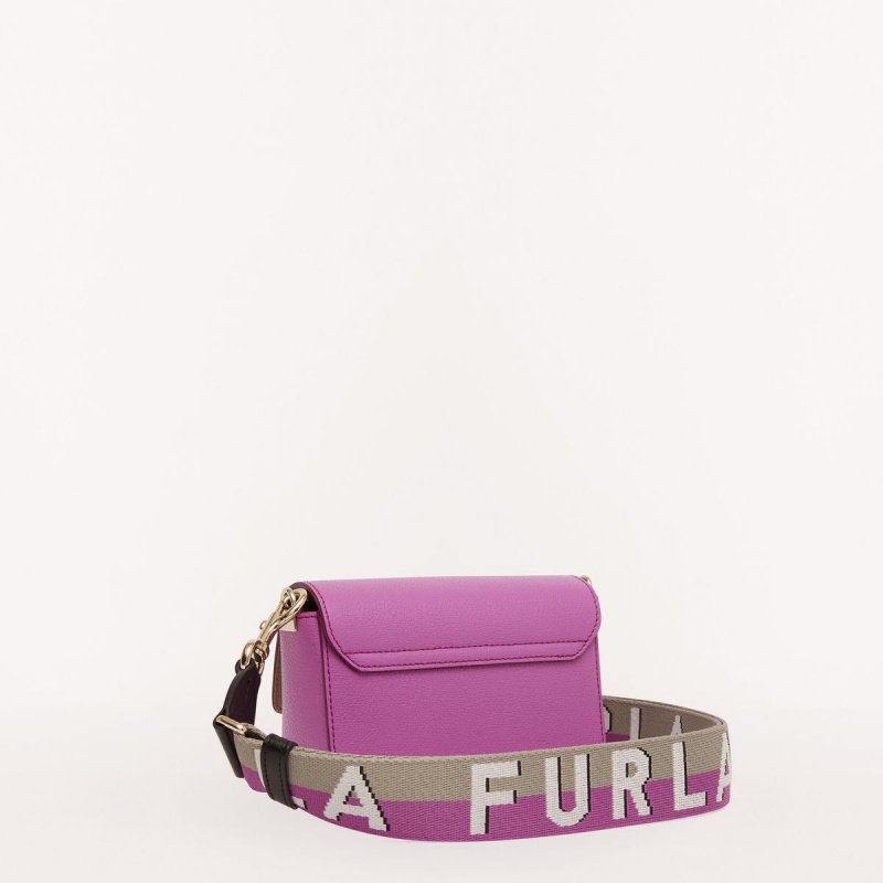 Torba Crossbody Damskie Furla METROPOLIS Fioletowe | 1025-TIDBU