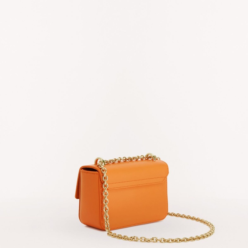 Torba Crossbody Damskie Furla METROPOLIS Pomarańczowe | 6093-BTZAH