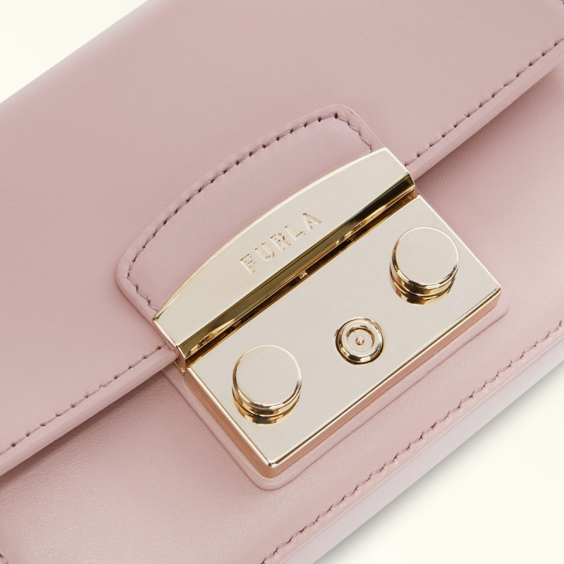 Torba Crossbody Damskie Furla METROPOLIS Różowe | 7469-WIZPF