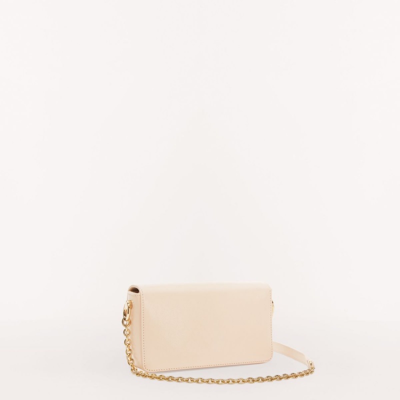 Torba Crossbody Damskie Furla MY JOY Beżowe | 8930-XIAVD