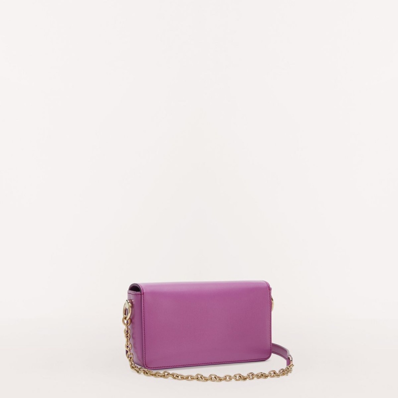 Torba Crossbody Damskie Furla MY JOY Fioletowe | 5078-YPAQL