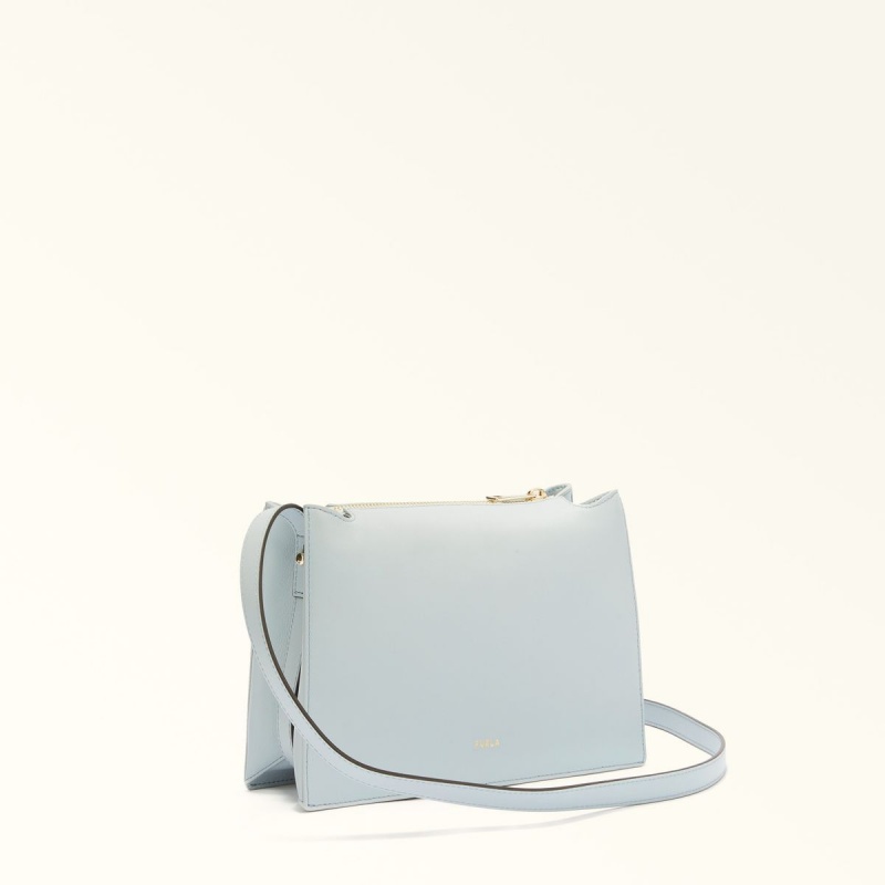 Torba Crossbody Damskie Furla NUVOLA Mięta | 3491-UHIKG