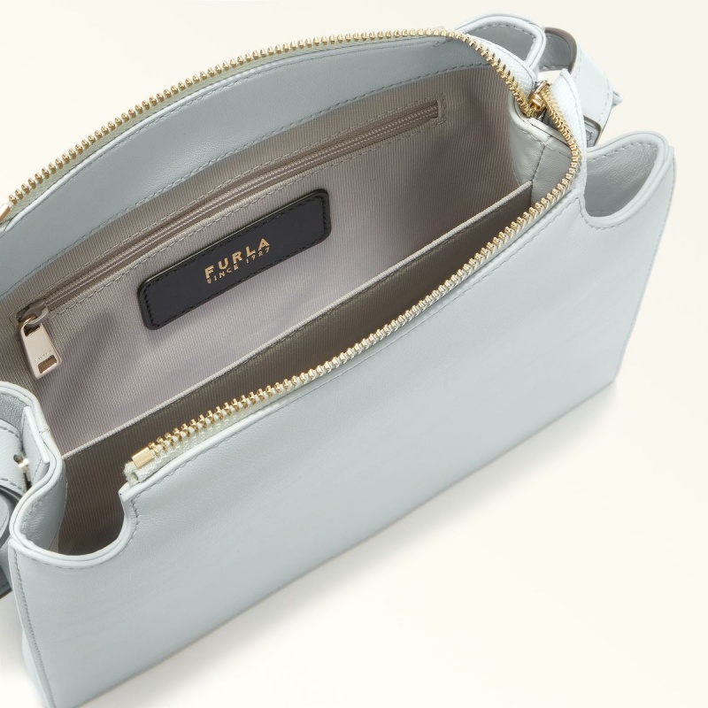 Torba Crossbody Damskie Furla NUVOLA Mięta | 3491-UHIKG