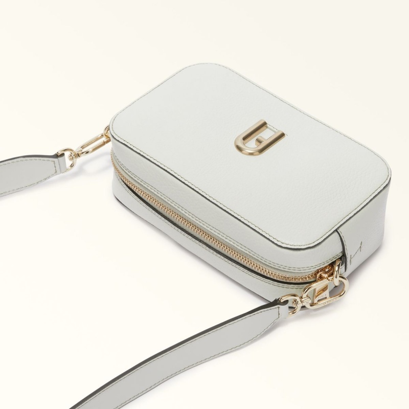 Torba Crossbody Damskie Furla PRIMULA Białe | 2135-NQLMF