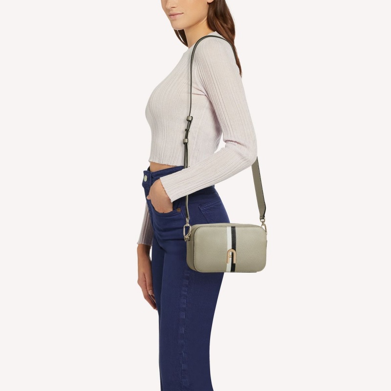 Torba Crossbody Damskie Furla PRIMULA Czarne | 9645-RVDSY