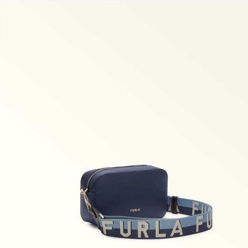 Torba Crossbody Damskie Furla PRIMULA Granatowe | 8543-YOWKZ