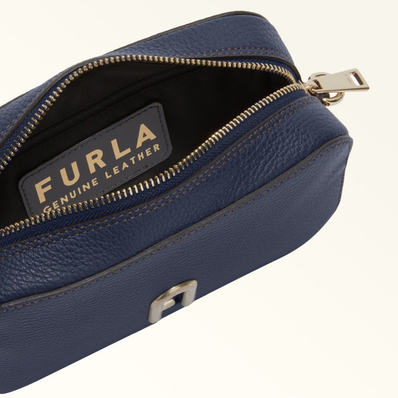 Torba Crossbody Damskie Furla PRIMULA Granatowe | 8543-YOWKZ