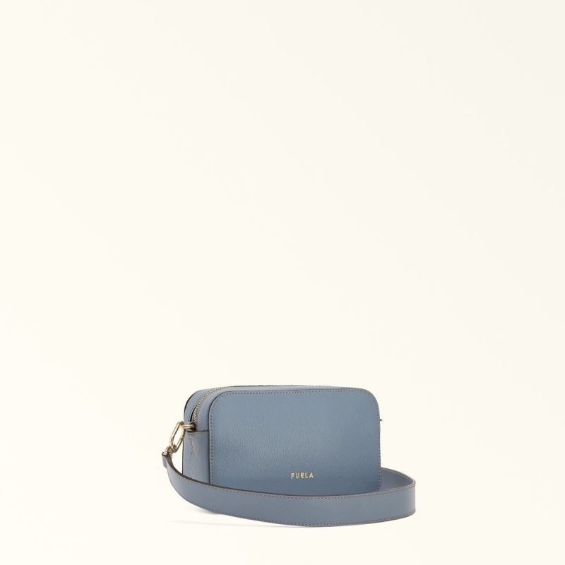 Torba Crossbody Damskie Furla PRIMULA Platyna | 6879-JYEUD