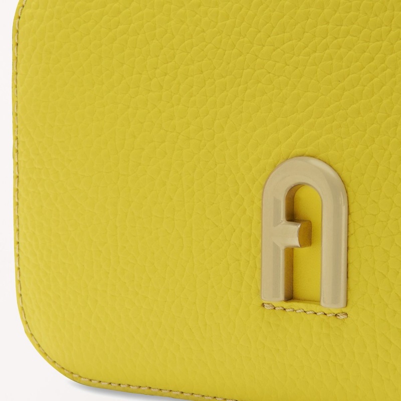 Torba Crossbody Damskie Furla PRIMULA Żółte | 2149-HMJYD