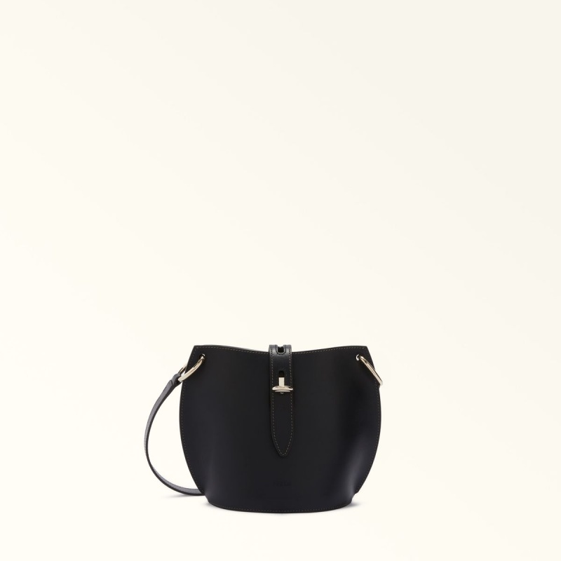 Torba Crossbody Damskie Furla UNICA Czarne | 6750-WAJBF