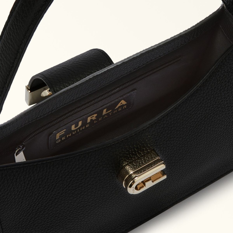 Torby Przez Ramię Damskie Furla 1927 Czarne | 9276-WPHGO