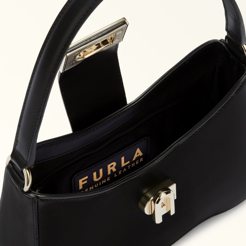 Torby Przez Ramię Damskie Furla 1927 Czarne | 4893-RFGYH