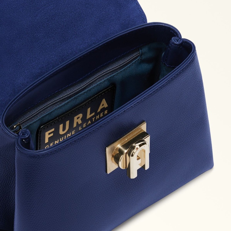 Torebka Damskie Furla 1927 Granatowe | 3109-KJLSO