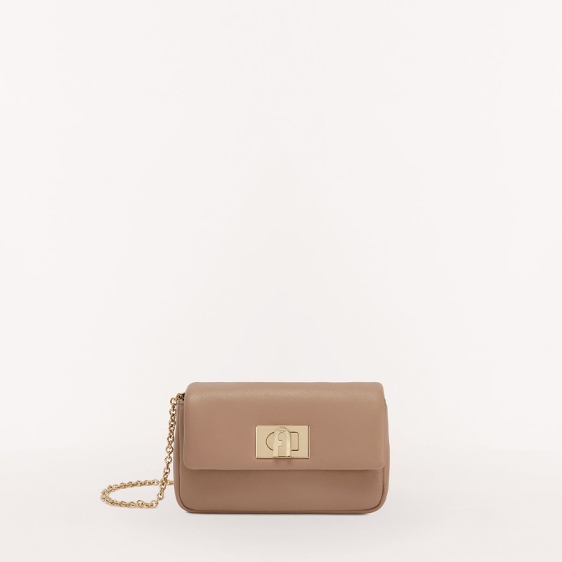 Torebki Małe Damskie Furla 1927 Kawa | 3698-WHGNT