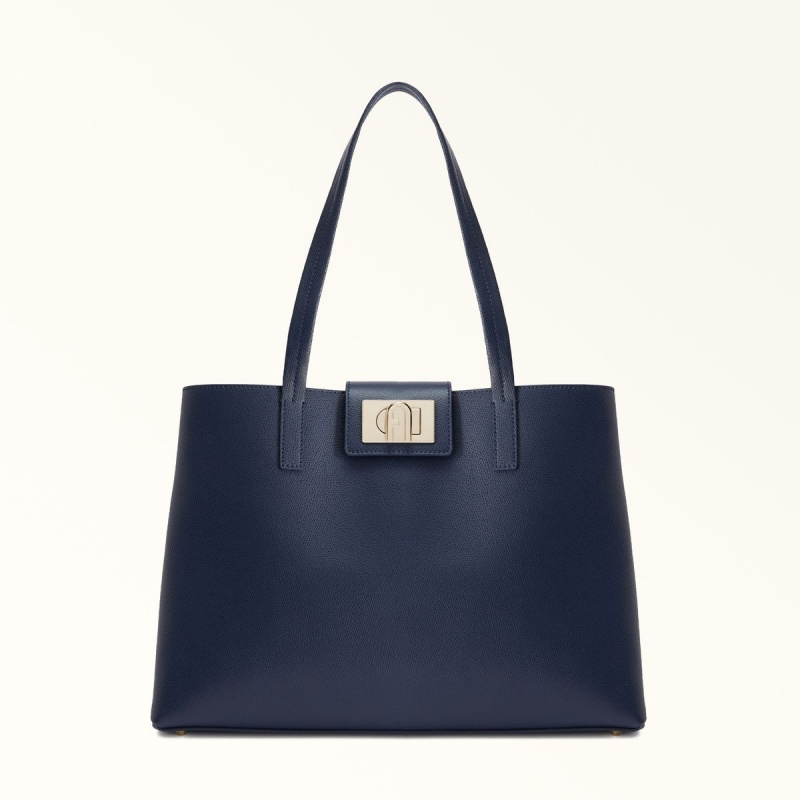 Totes Damskie Furla 1927 Granatowe | 8643-JTADE