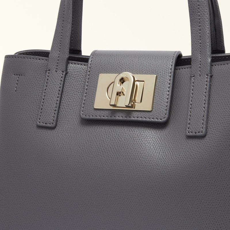 Totes Damskie Furla 1927 Obsidian | 4956-PVXQW