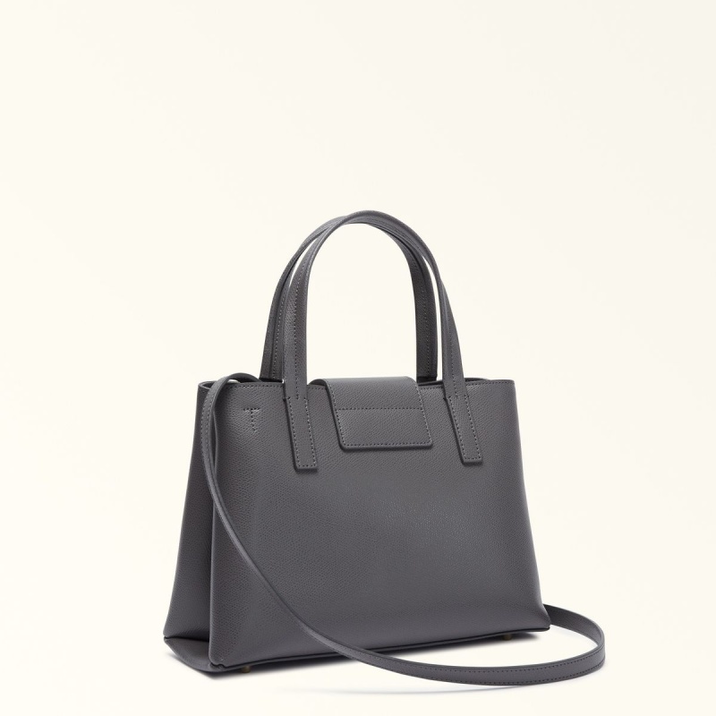 Totes Damskie Furla 1927 Obsidian | 4956-PVXQW